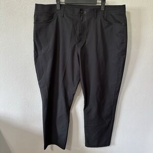 Public Rec‎ Dealmaker Pants Mens 42x28 Black Performance 5 Pocket Golf Chino